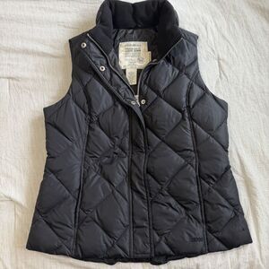 Eddie Bauer EB700 Puffer Vest Goose Down Fill Women's M Black *FLAWED*